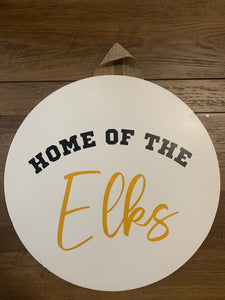 Door Hanger Home of the Elks