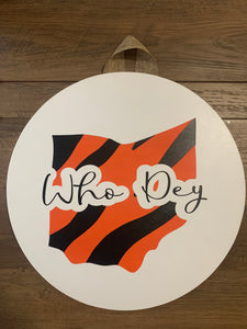 Door Hanger Who Dey
