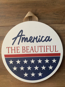 Door Hanger America the Beautiful