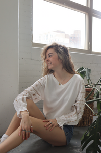 Elena Embroidered Top
