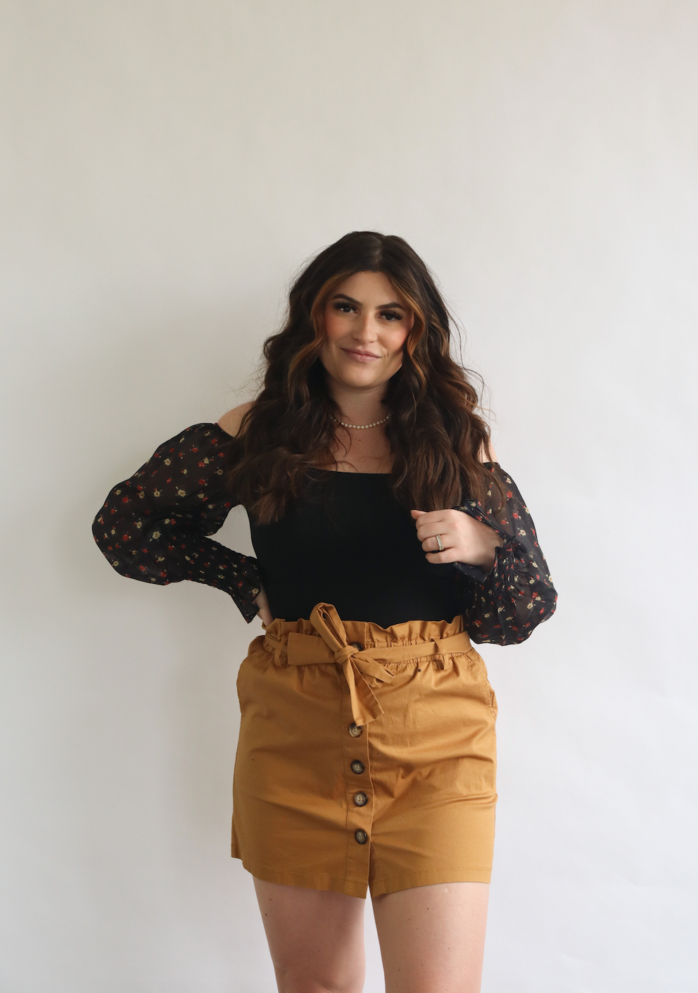 Florencia Floral Mesh Top