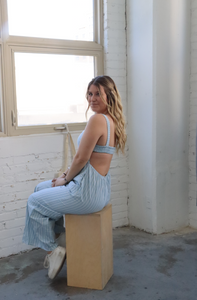 Paden Pinstripe Jumpsuit