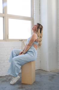 Paden Pinstripe Jumpsuit