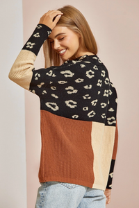 Corrine Color Block Sweater