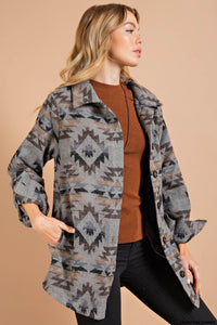 Ainsley Aztec Shacket