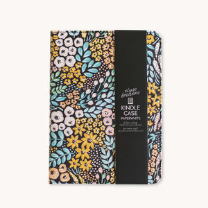 Black Floral Kindle Case