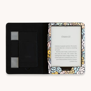 Black Floral Kindle Case