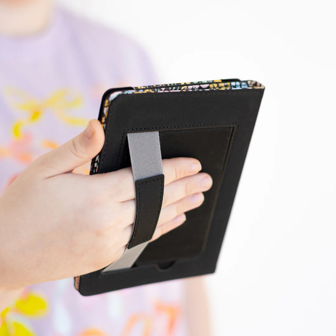 Black Floral Kindle Case