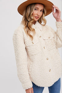Brynlee Boucle Shacket