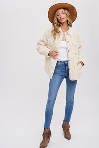 Brynlee Boucle Shacket