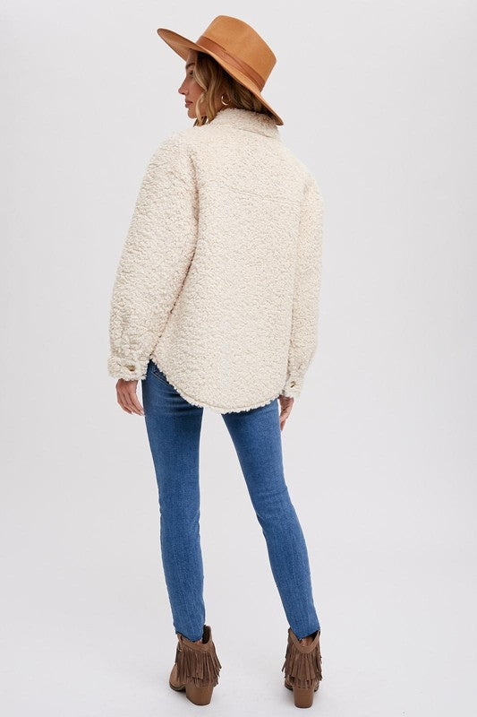 Brynlee Boucle Shacket