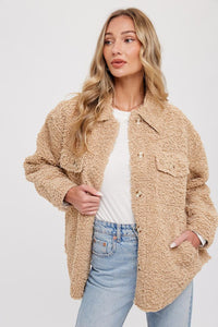 Brynlee Boucle Shacket
