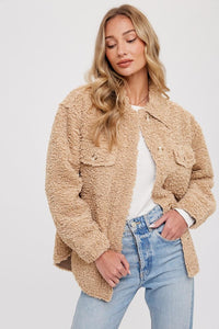 Brynlee Boucle Shacket