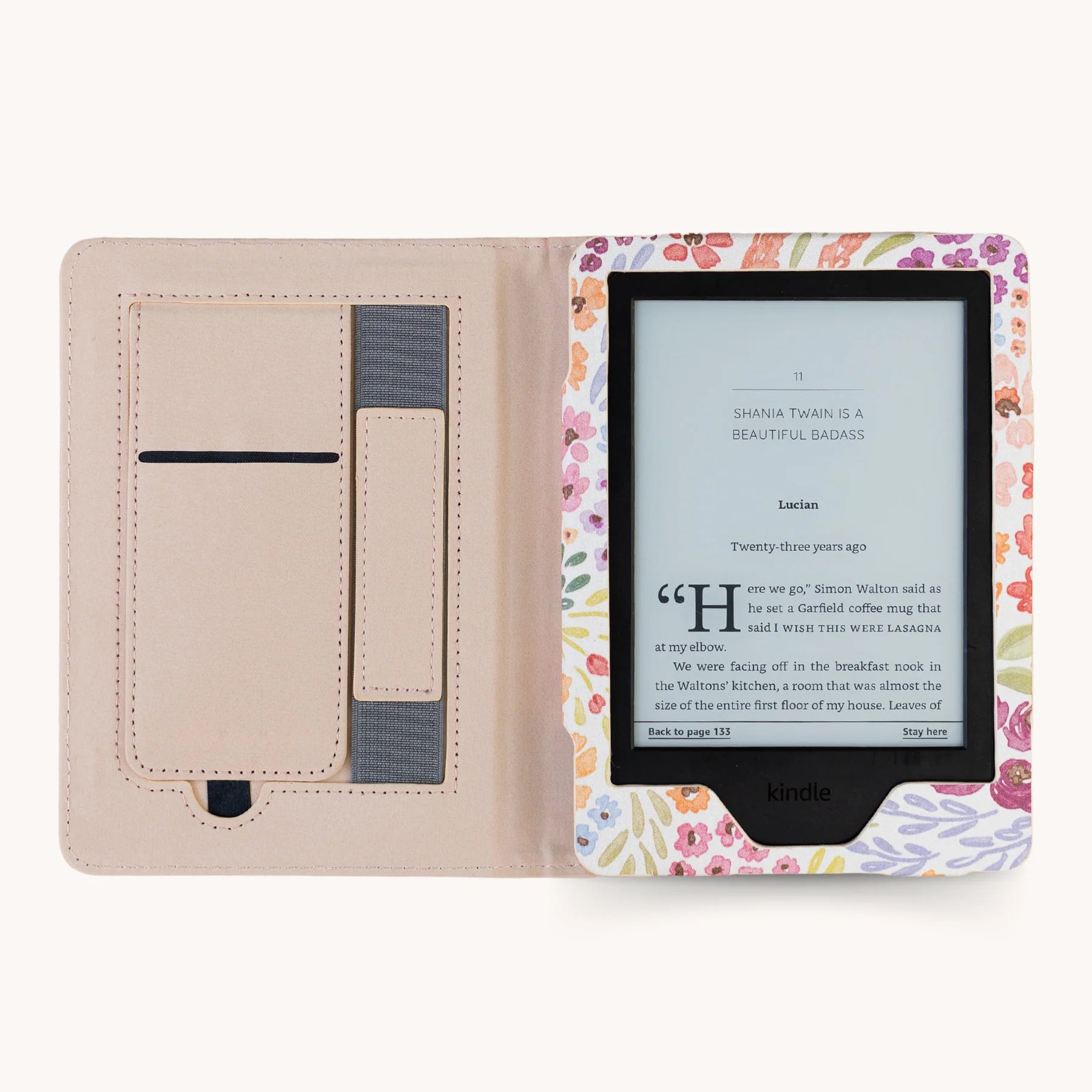 Countryside Blooms Kindle Case