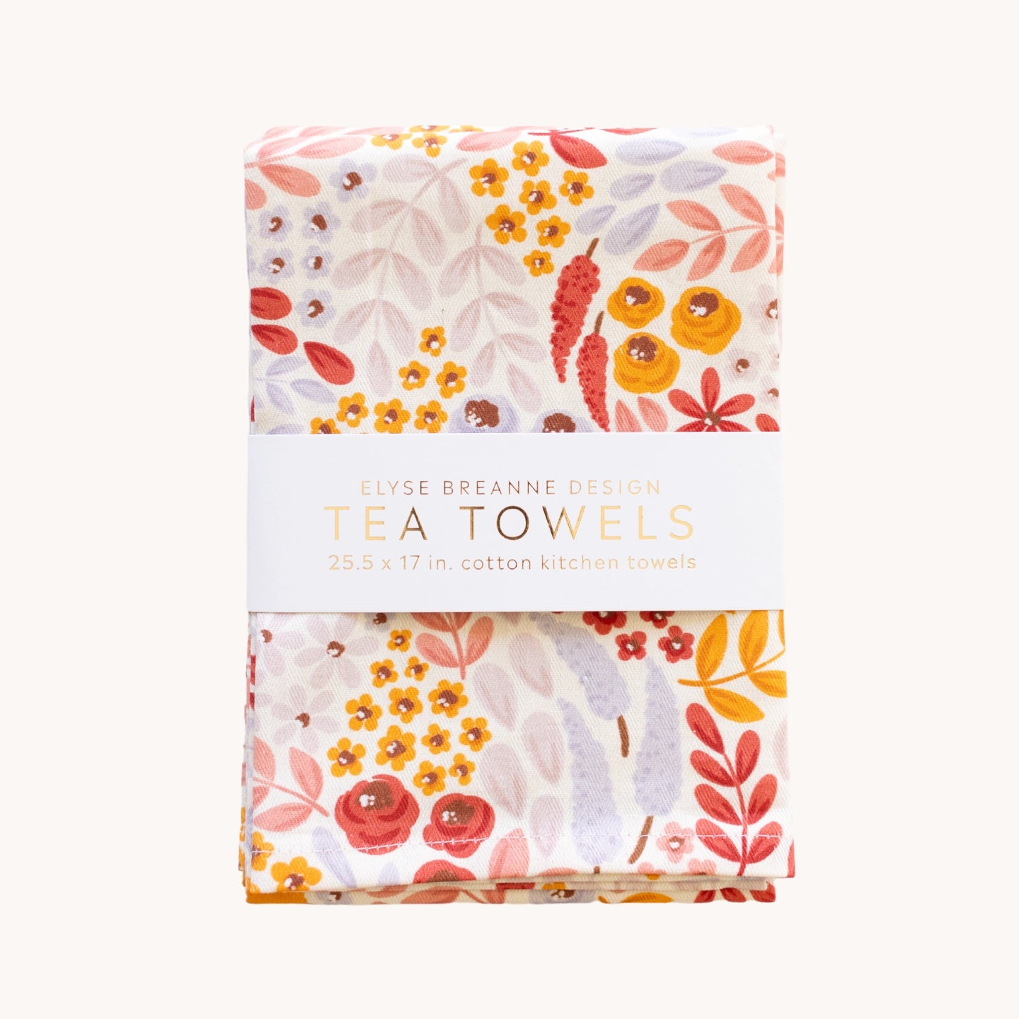 Marigold Wildflowers Tea Towels