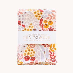Marigold Wildflowers Tea Towels