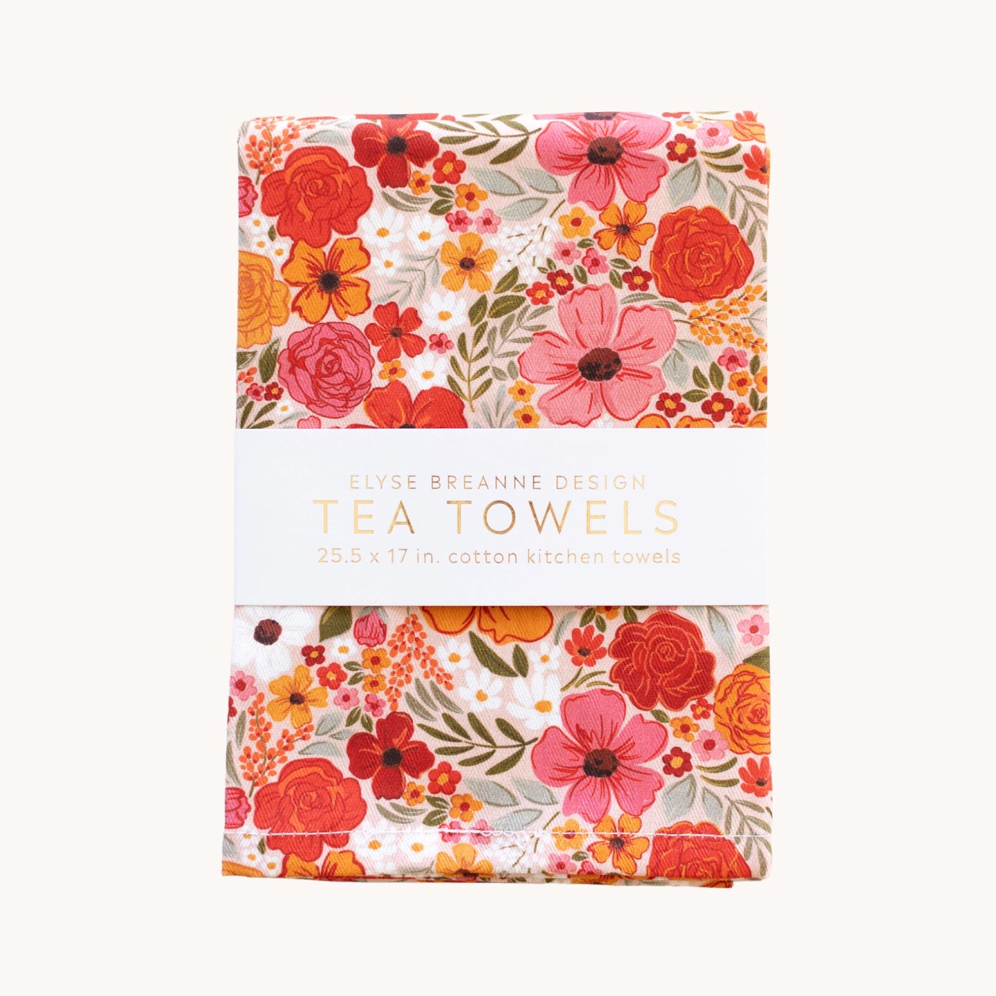 Rosewood Blooms Tea Towels