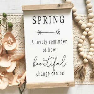 Small I-Frame Insert Spring is a Lovely Reminder