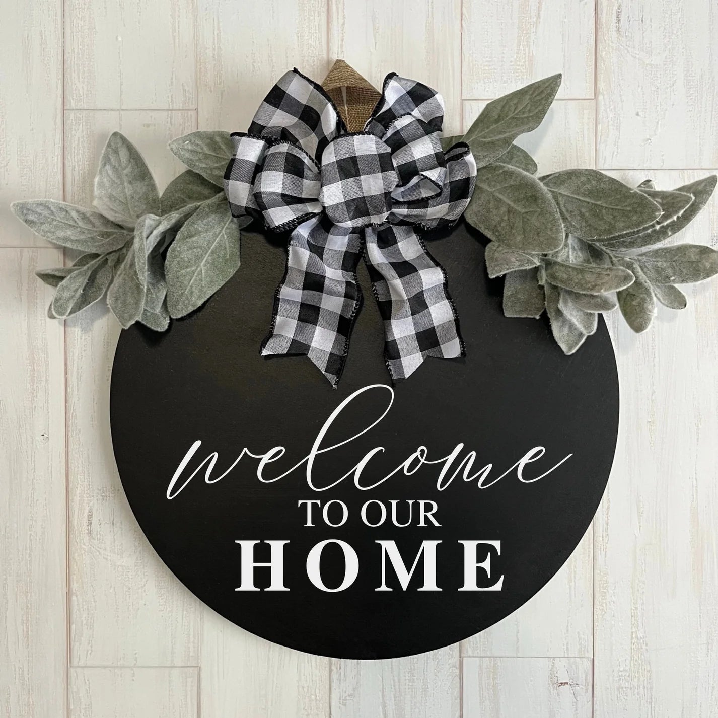 Door Hanger Welocme to our Home