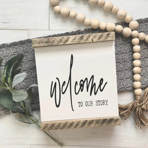 Small I-Frame Insert Welcome to our Story