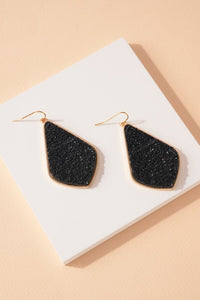 Tear Drop Druzy Stone Earrings (3 Colors)