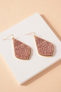 Tear Drop Druzy Stone Earrings (3 Colors)