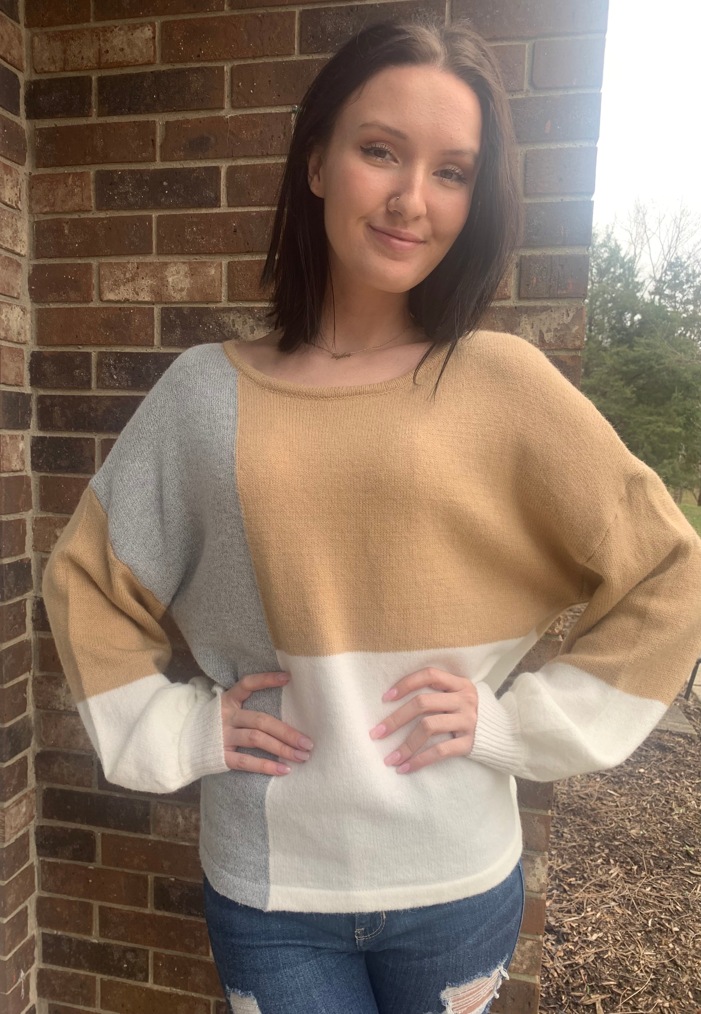 Cori Colorblock Sweater
