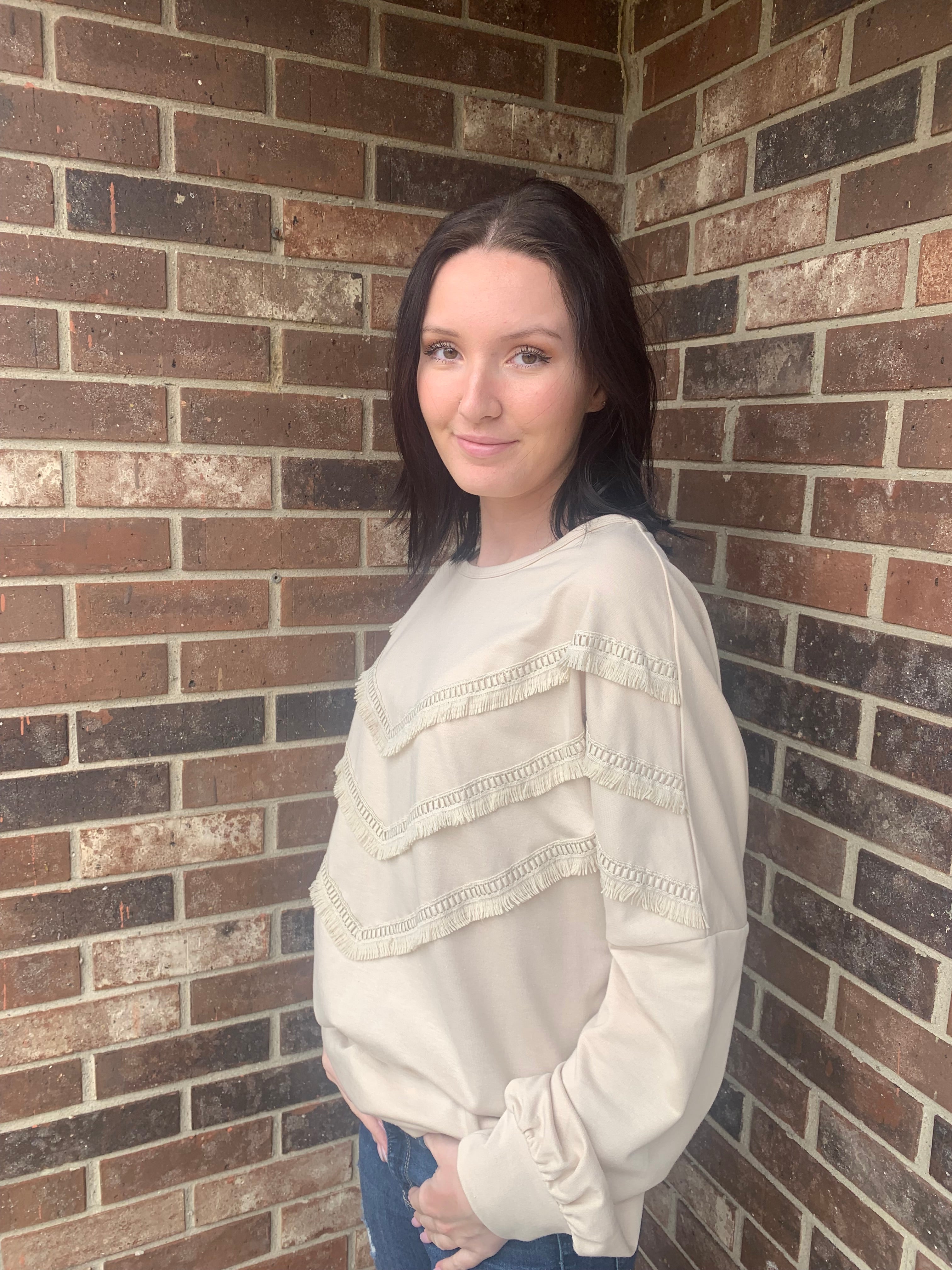 Tate Tassel Sweatshirt