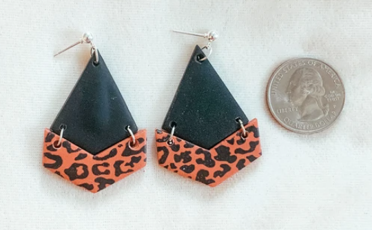 The Deana in Burnt Orange/Leopard