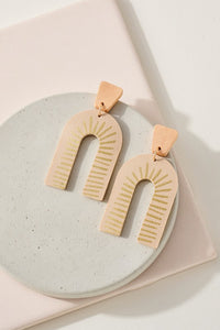 Abstract Arch Earrings (4 Colors)