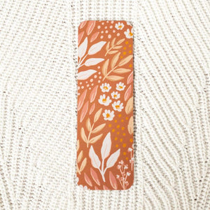 Boho Pink Floral Bookmark