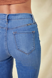 Haddie High Rise Button Fly Skinny