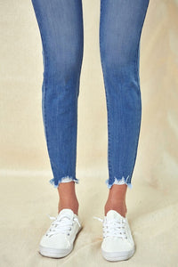 Haddie High Rise Button Fly Skinny