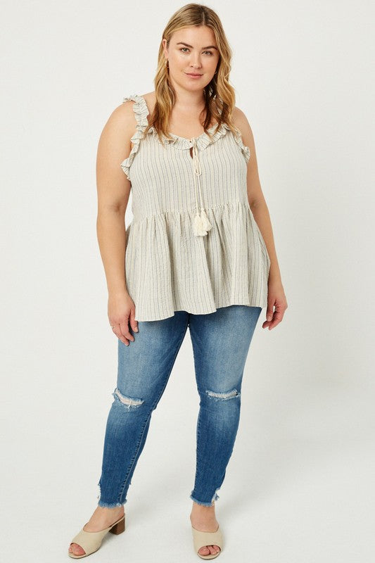 Reagan Ruffle Tank