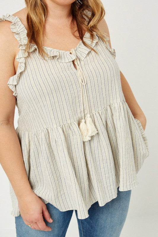 Reagan Ruffle Tank