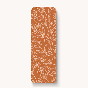 Terracotta Floral Bookmark