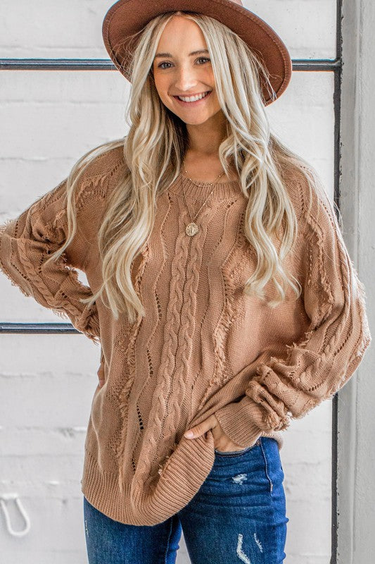 Tess Tassel Sweater Top