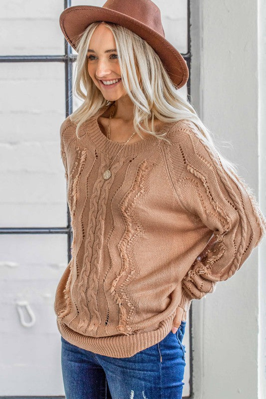 Tess Tassel Sweater Top