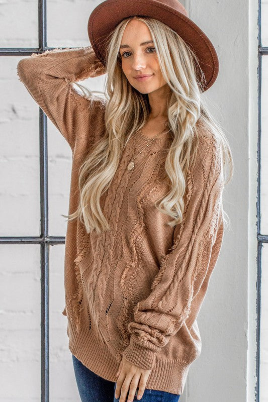 Tess Tassel Sweater Top