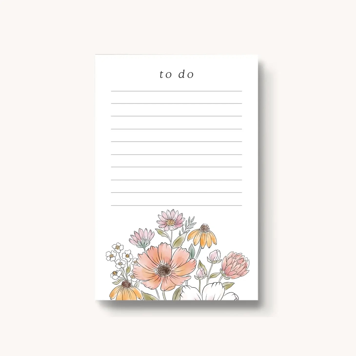 To Do Wildflower Bunch XL Sticky Notes