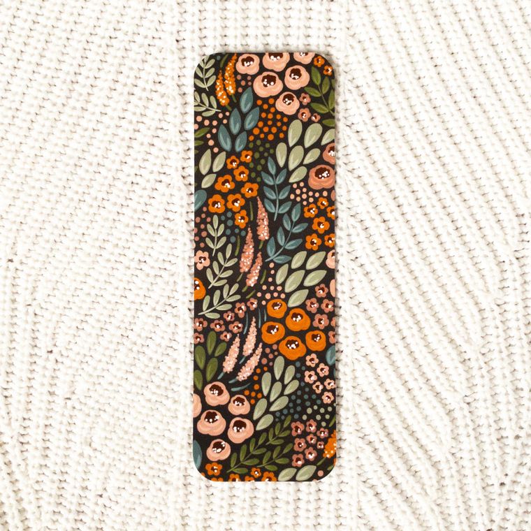 Warm Florals Bookmark