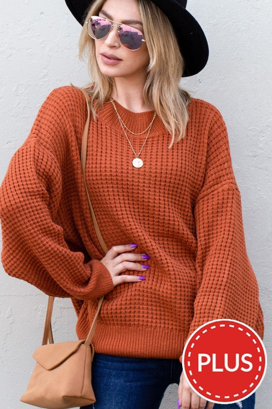 Winslow Waffle Pullover Sweater