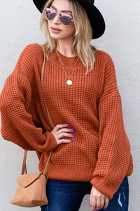 Winslow Waffle Pullover Sweater